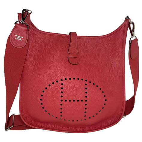 hermes evelyne pm red